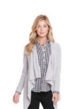 Vineyard Vines Merino Wool and Cashmere Open-Front Cardigan